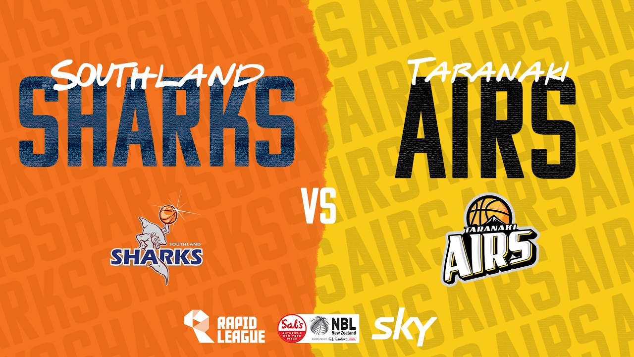 Southland Sharks v Taranaki Airs | Full Basketball Game | @SalsNBL  2026