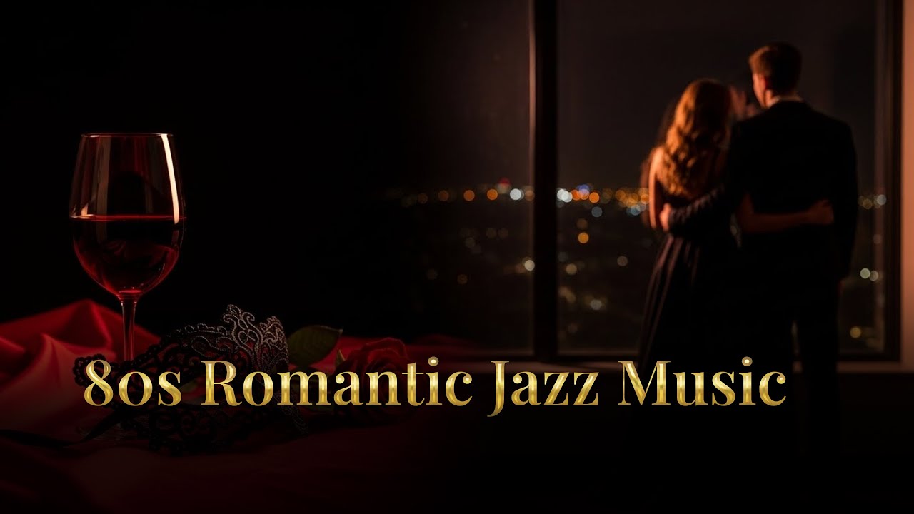 Romantic Instrumental Music for Love Night | Soft 80s Jazz Candlelight Ambience