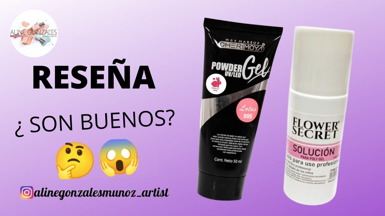 RESEÑA DE POLYGEL CHERIMOYA + SOLUCIÓN FLOWER SECRET 💅🏻
