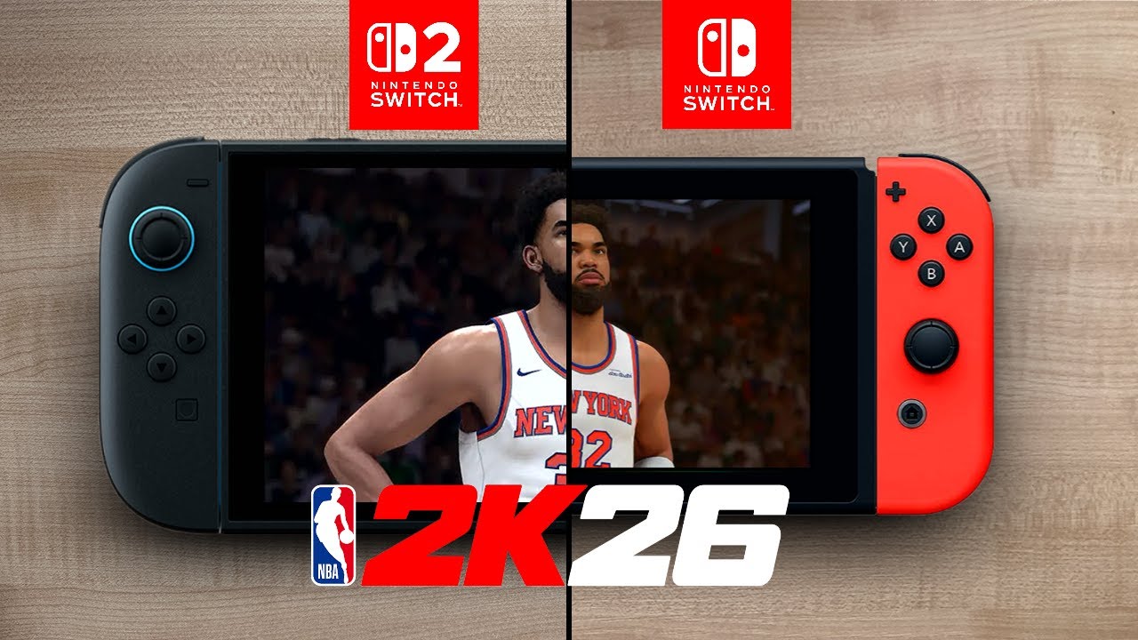 NBA 2K26 | Switch 2 vs Switch 1