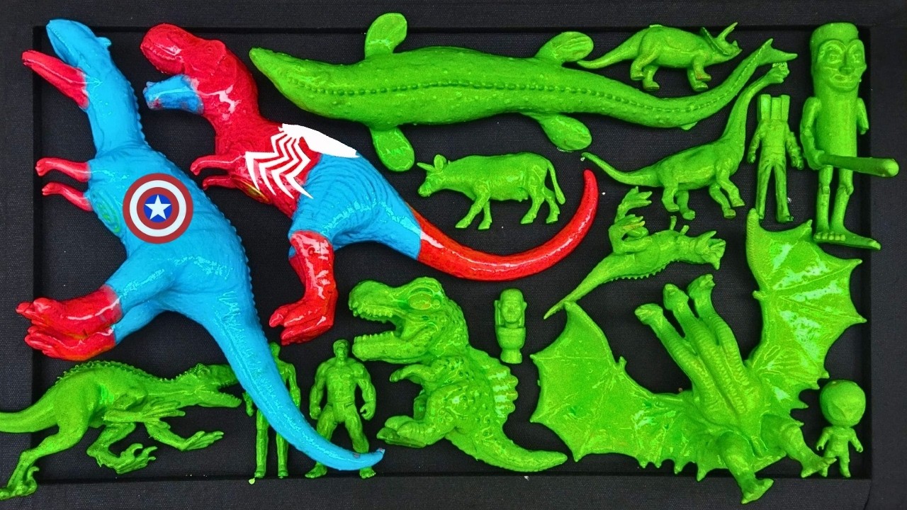 Dinosaurus Jurassic World Dominion: T-rex/Brachiosaurus/Skibidi/Spider-Man/KingKong/Tung Tung Sahur
