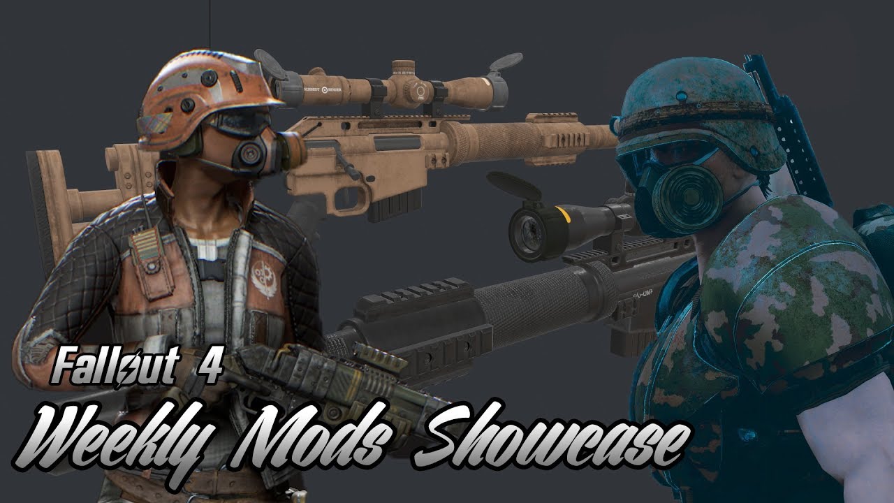 Fallout 4 Weekly Mods Showcase Ep. 1 - Classic Combat Armor, Brotherhood Recon & McMillan CS5