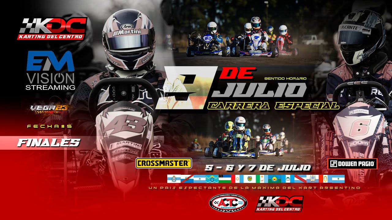 FINALES  -  KARTING DEL CENTRO  -  FECHA #5 -  9 DE JULIO