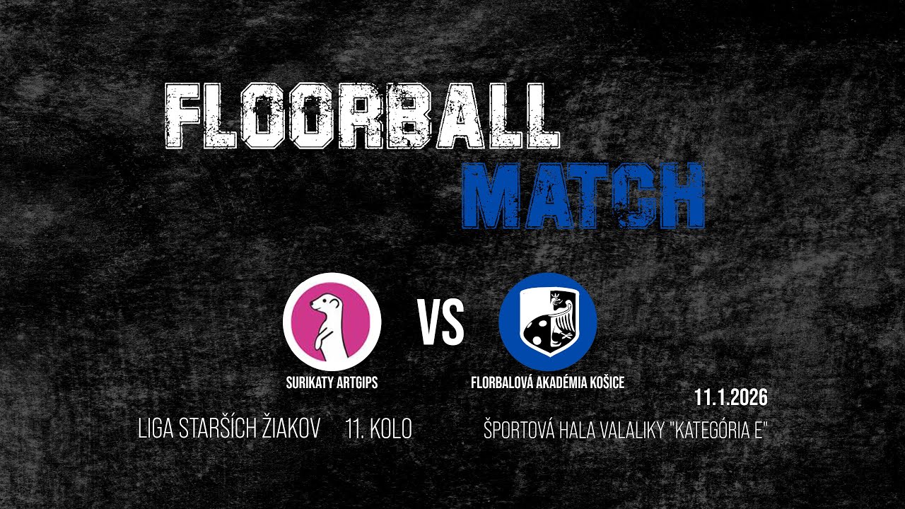 Surikaty ARTGIPS vs Florbalová Akadémia Košice