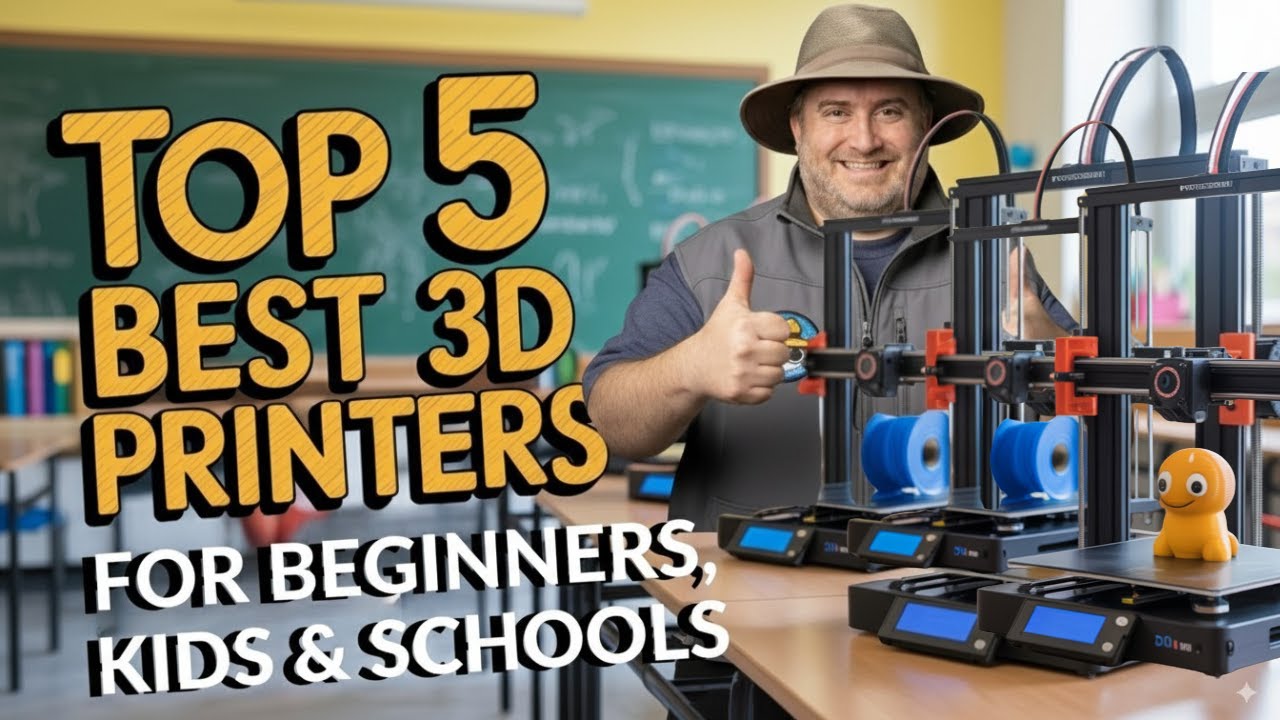 5 лучших 3D-принтеров для начинающих, детей и школ в 2025 году