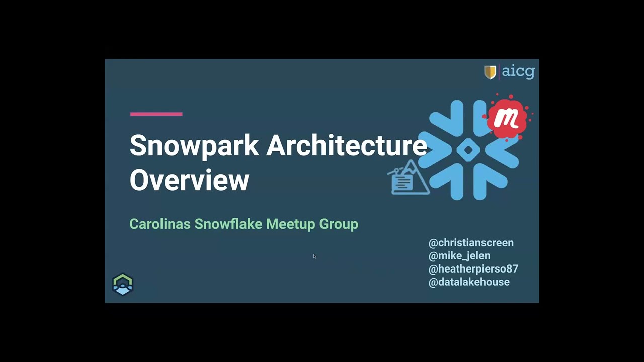 Snowpark Architecture