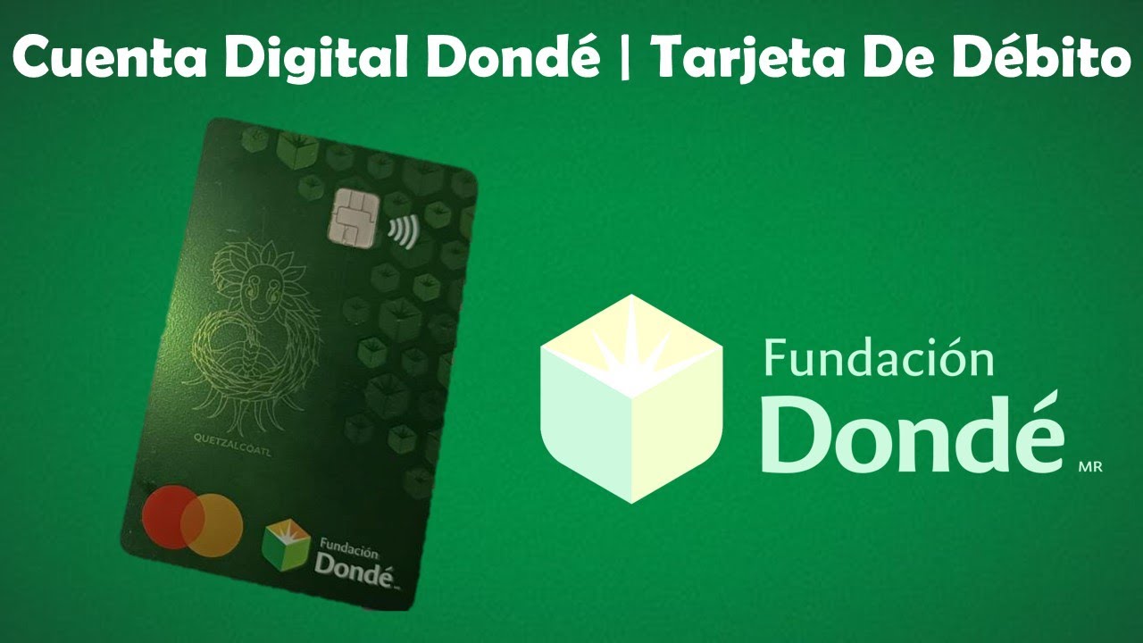 Cuenta Digital #Banco #Fundaci&oacute;n #Dond&eacute; | Tarjeta De D&eacute;bito Sin Comisiones #Mastercard