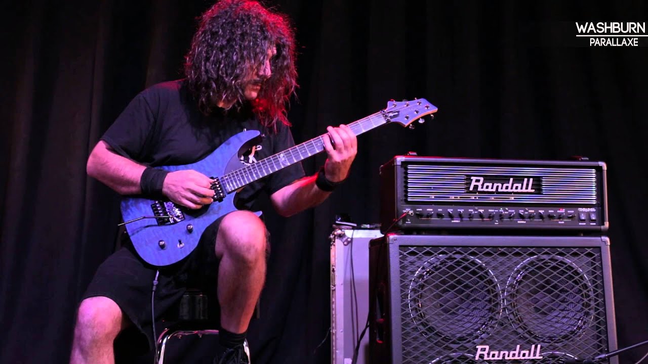 Marzi Montazeri on the Washburn PXM10FR Parallaxe
