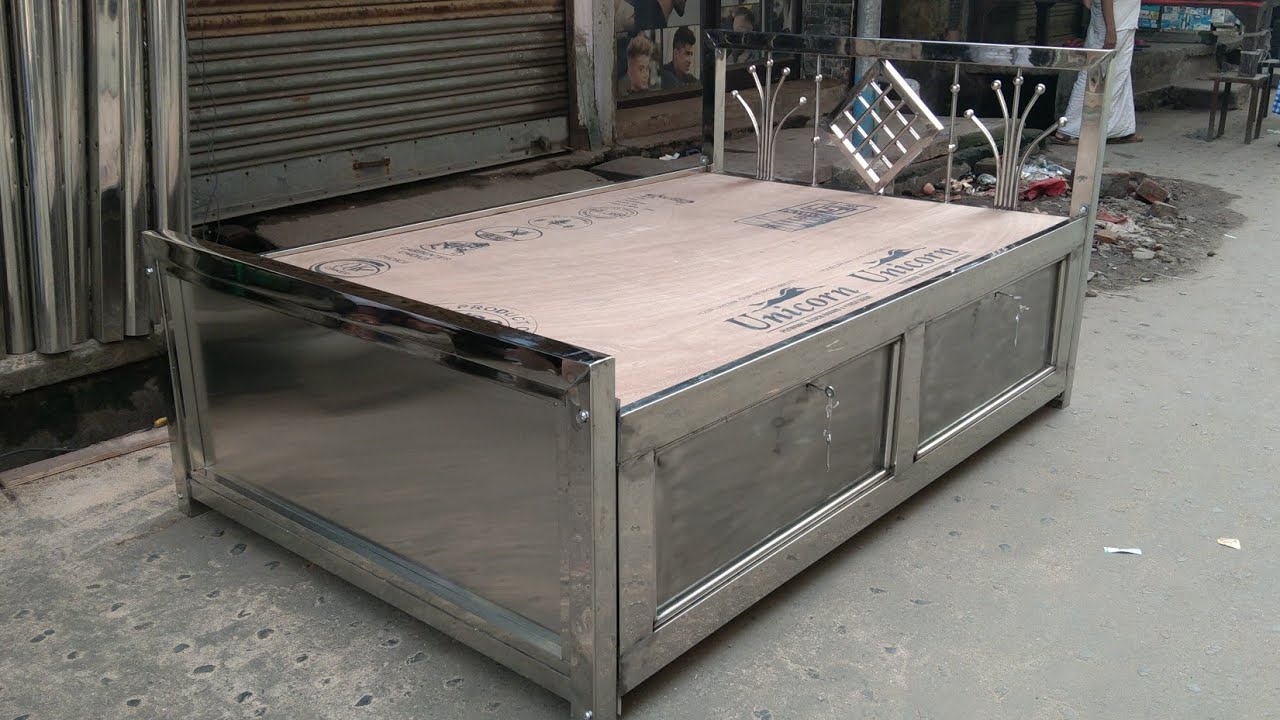 Steel box bed single size 4/6 @Sufiyan2307