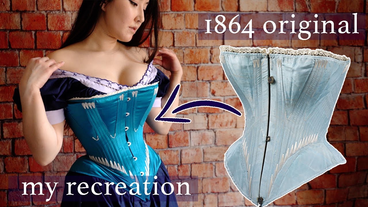 Создание викторианского корсета | Воссоздание исторического корсета 1860-х годов для косплея «Али...
