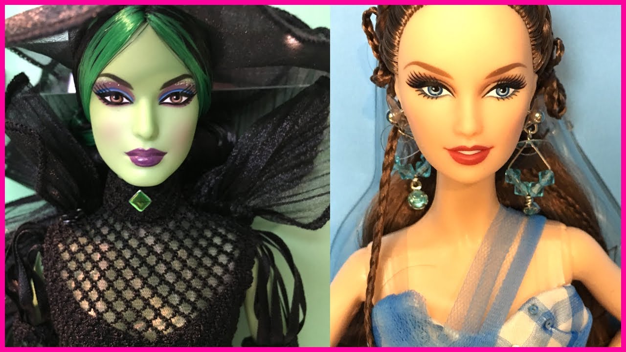Barbie Doll Wizard of Oz Dorothy, Glinda & Wicked Witch of the West Gold Label Collector Doll Review
