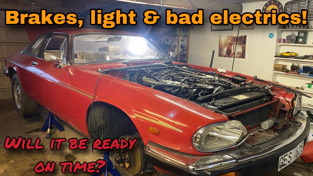 Brakes, Lights and Bad Electrics! The RHD to LHD XJS is Almost Back on the Road