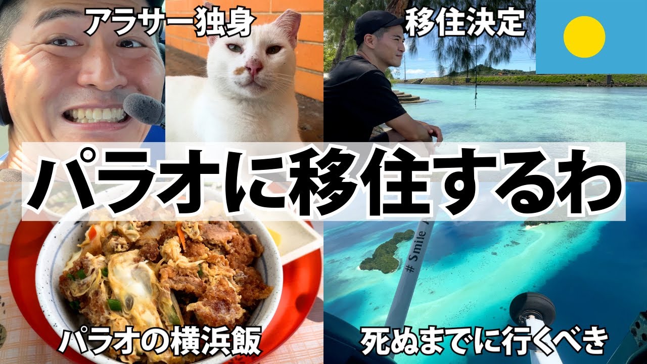 【移住します】超親日国・パラオ1週間ひとり旅が最高すぎたので移住するわ！こんな綺麗な海見たことない...