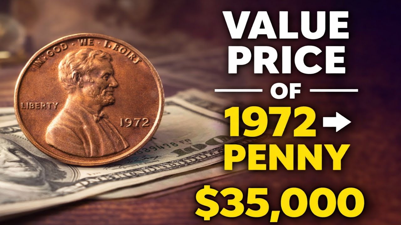 4 Rare US Penny Coins to Look For! 1972 • 1975-D • 1988 • 1996 Coin Value