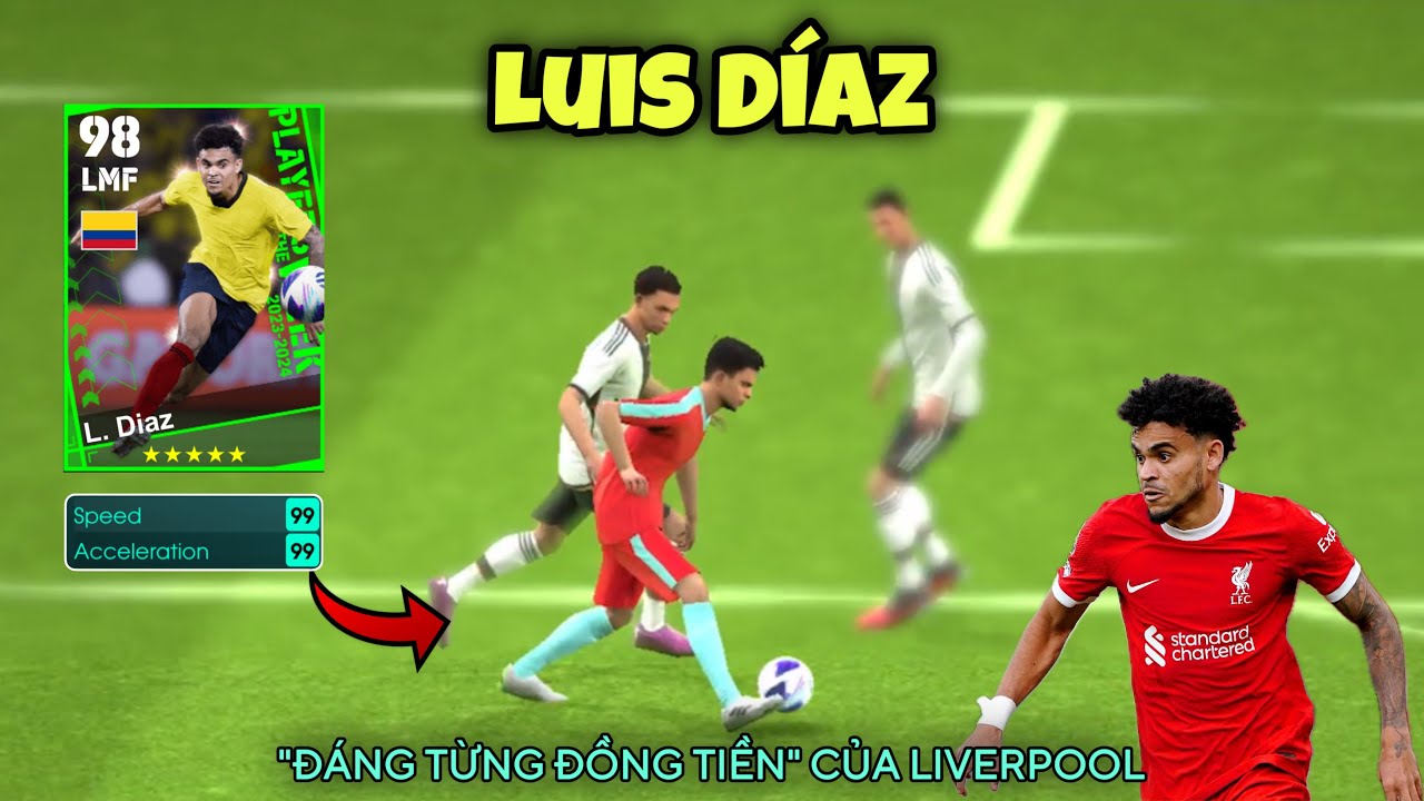 [POTW]: LUIS DIAZ TỐC ĐỘ SỰ CÀN LƯỚT QUÁ ĐÁNG SỢ CỦA MÁY CHẠY COLOMBIA | Efootball 2024