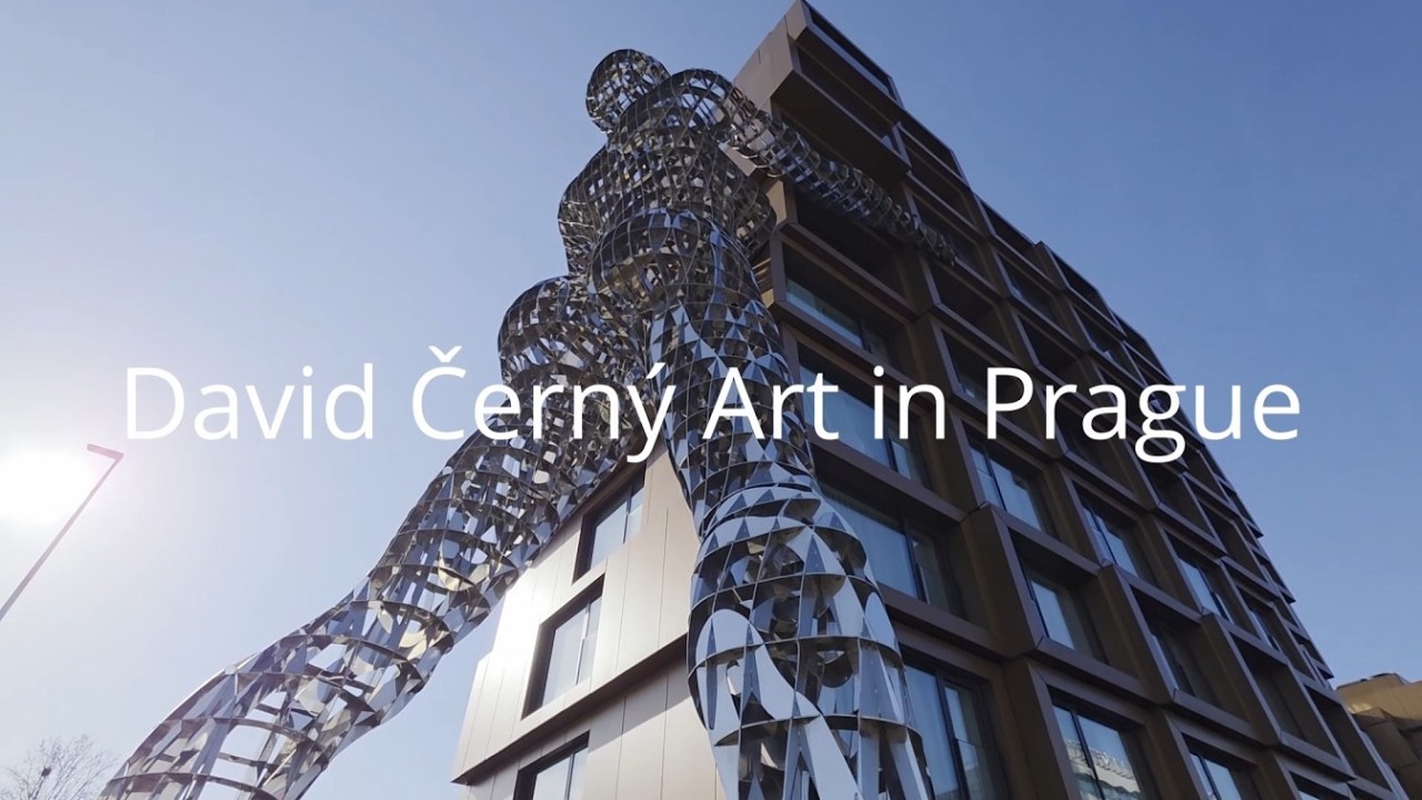 Exploring David Černý Statues in Prague: Pissing Figures, Crawling Babies & More | Prague Tour Guide