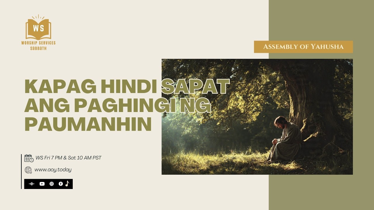 WS-Kapag Hindi Sapat Ang Paghingi Ng Paumanhin #pagsamba #Sabbath #paghingingpaumanhin #sorry