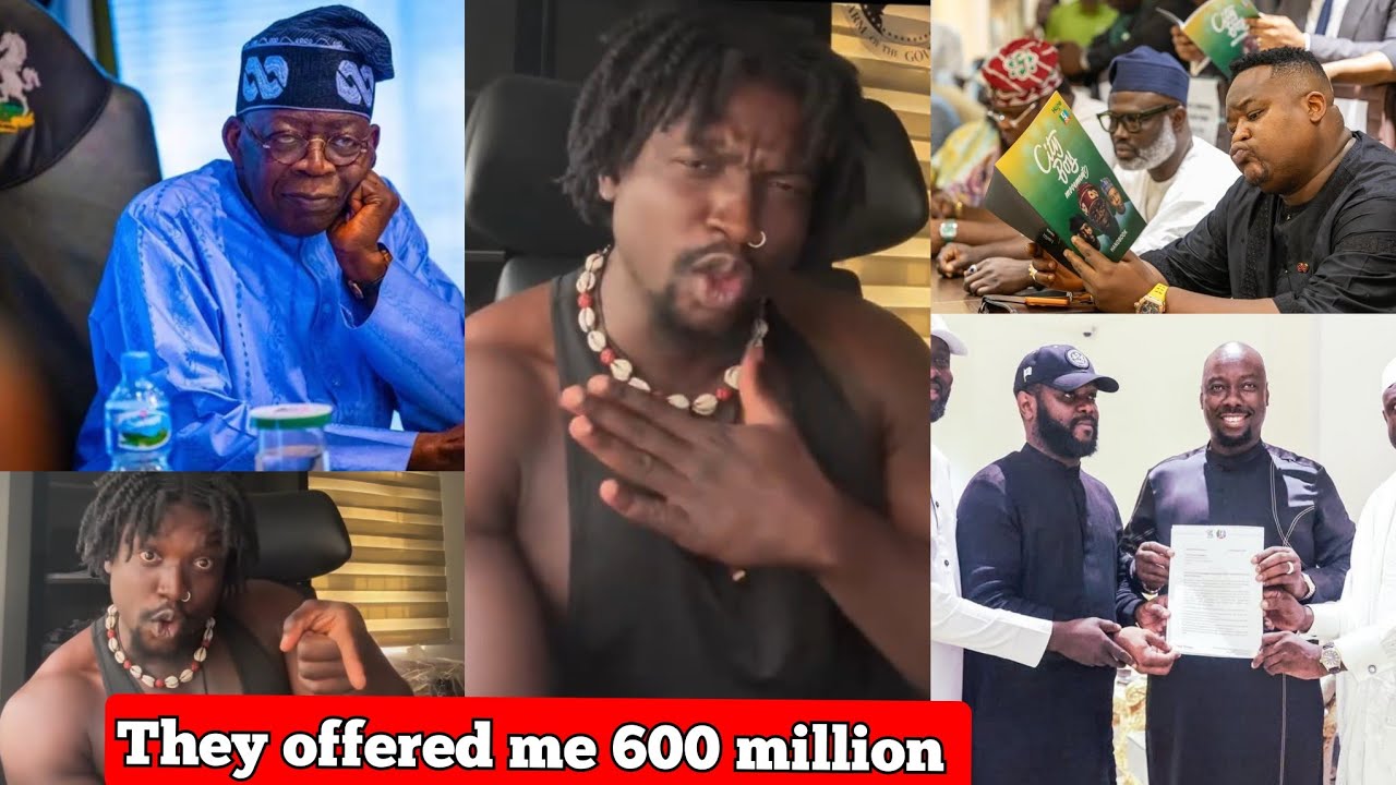 Verydarkman Says Tinubu Son Offered him 600 Million Naira to Support Apc 