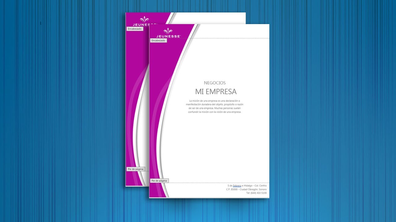 Tutorial como hacer una hoja membretada en word