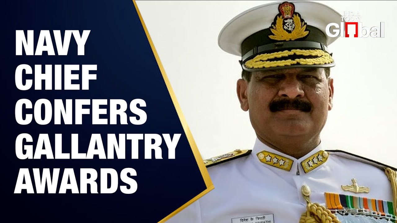 LIVE: Navy Chief Admiral Dinesh K Tripathi Confers Gallantry Awards &ndash; Investiture Ceremony 2025