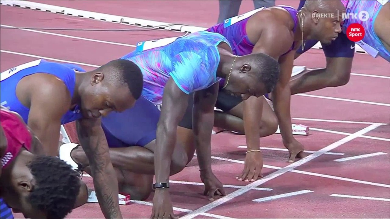 Akani Simbine 9.99 Destroys Justing Gatlin & Andre De Grasse 2017 Diamond League 2017