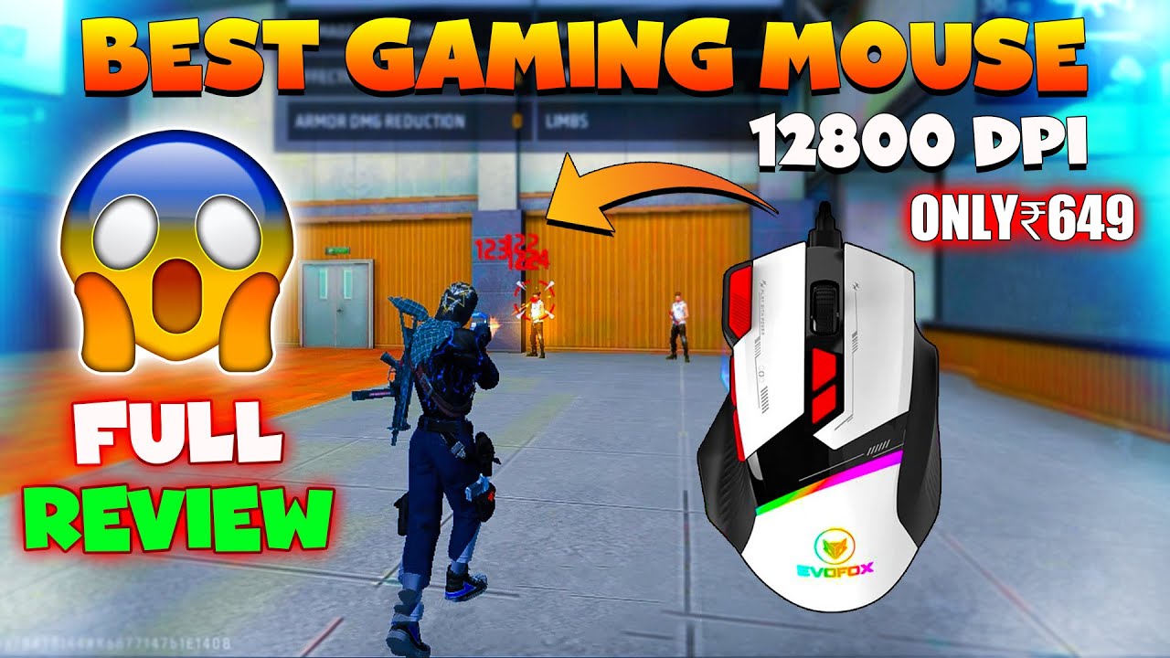 Best GAMING Mouse Under Rs. 700/- For Free Fire | MORE HEADSHOTS 😱