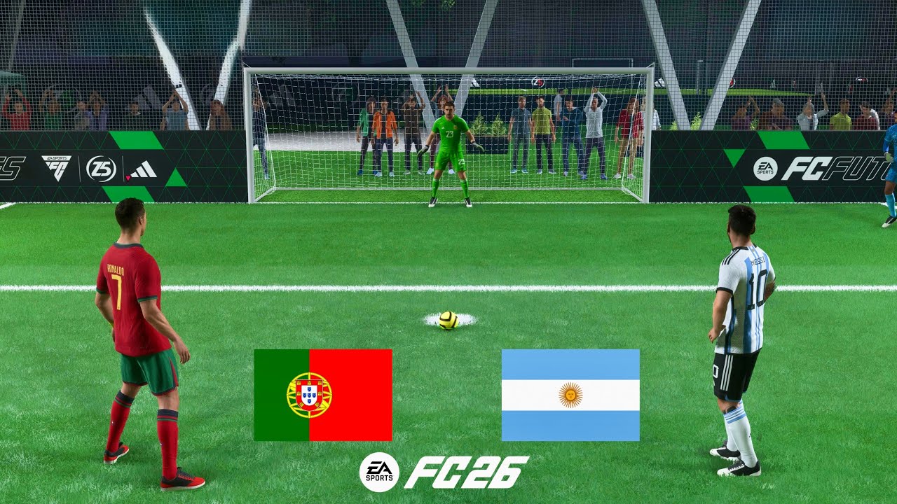 FC 26 Volta Football | Ronaldo vs Messi | Portugal vs Argentina | Penalty Shootout - PS5