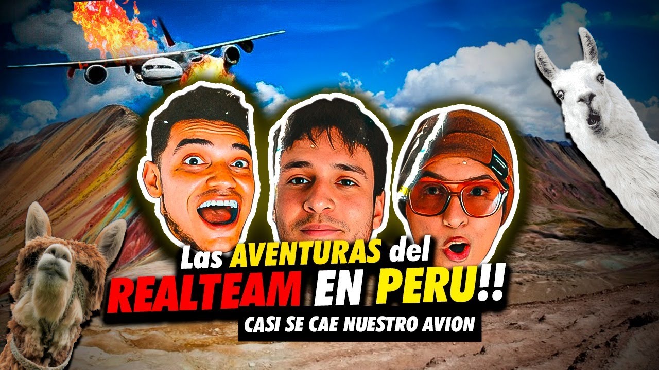 CASI SE CAE NUESTRO AVIÓN//REAL TEAM LLEGA A PERU//SIENDOTROLL🔴