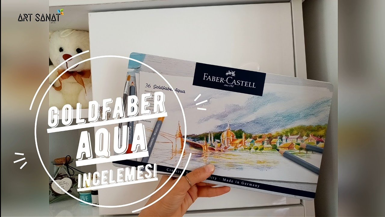 Fabercastell Suluboya Kalemi İncelemesi (Goldfaber aqua 36'lı)