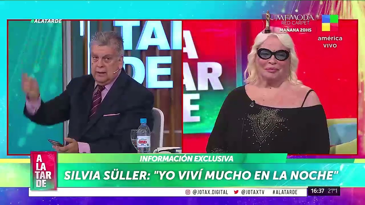 ¡FUERTE CRUCE AL AIRE! Silvia Süller contra Luis Ventura
