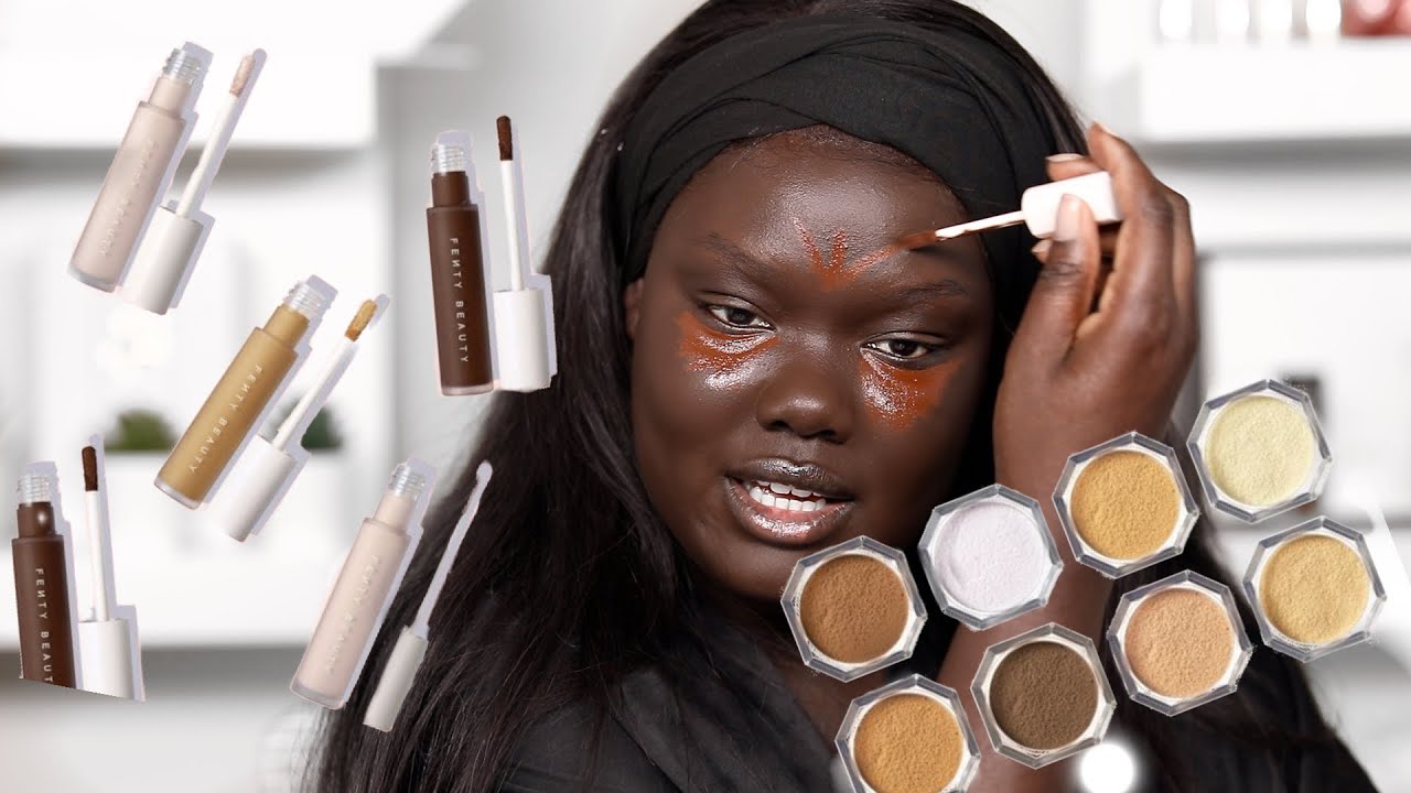 LETS TALK ABOUT IT! Fenty Beauty Foundations, Concealers, Setting Powders || Nyma Tang