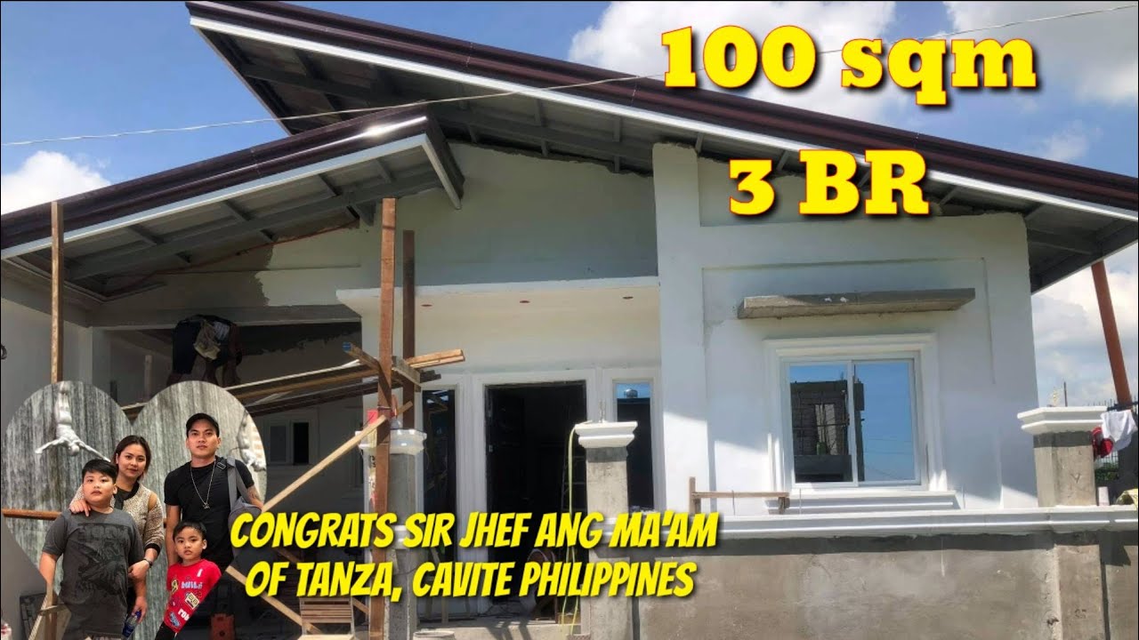 OFW DREAM HOUSE OF SIR JHEF OF TANZA, CAVITE PHILIPPINES WORTH, 1.2 MILLION, 100SQM