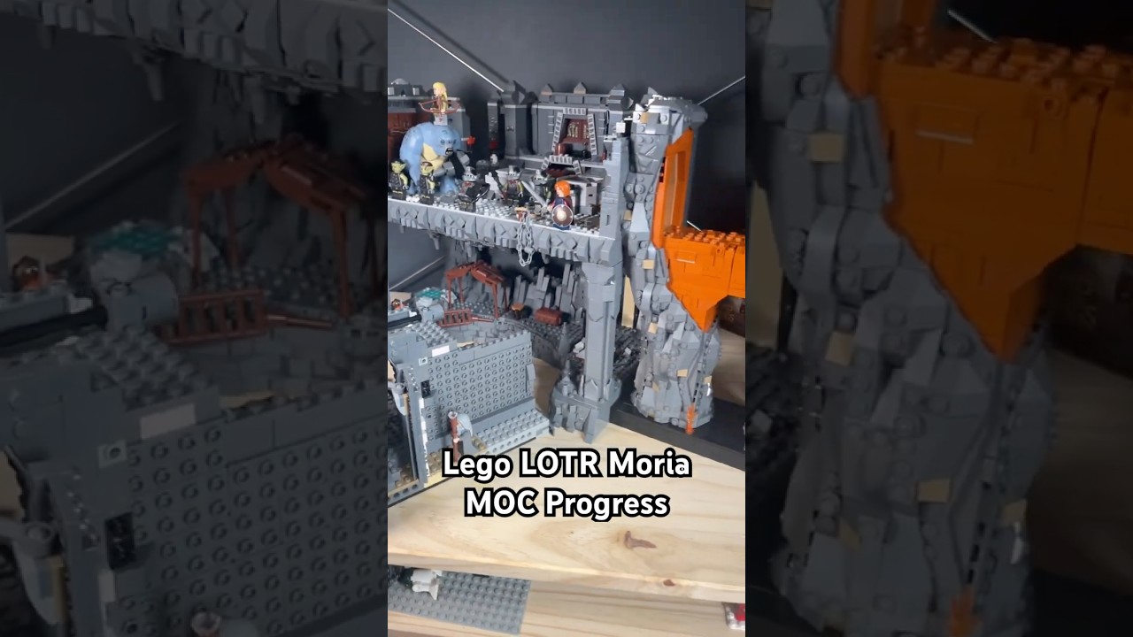 Lego LOTR Moria MOC Progress #lego #legolordoftherings #lordoftherings #legomoc