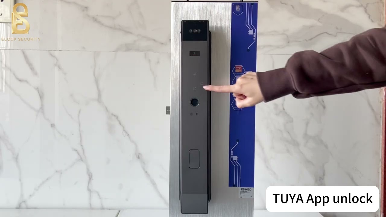 Never Open Your Door to Strangers Again! 3D Face ID + Live Intercom ES462D