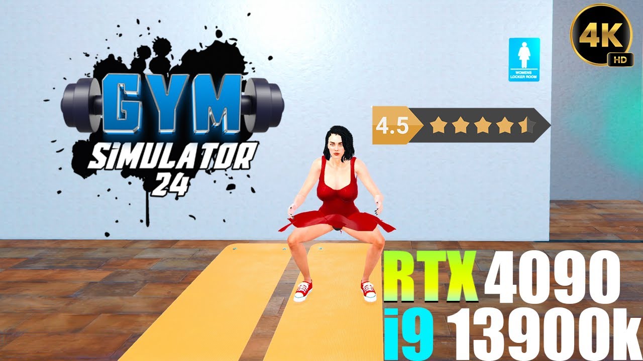 Gym Simulator 24- Gameplay -4K (3840 x 2160) - Best Settings | RTX 4090