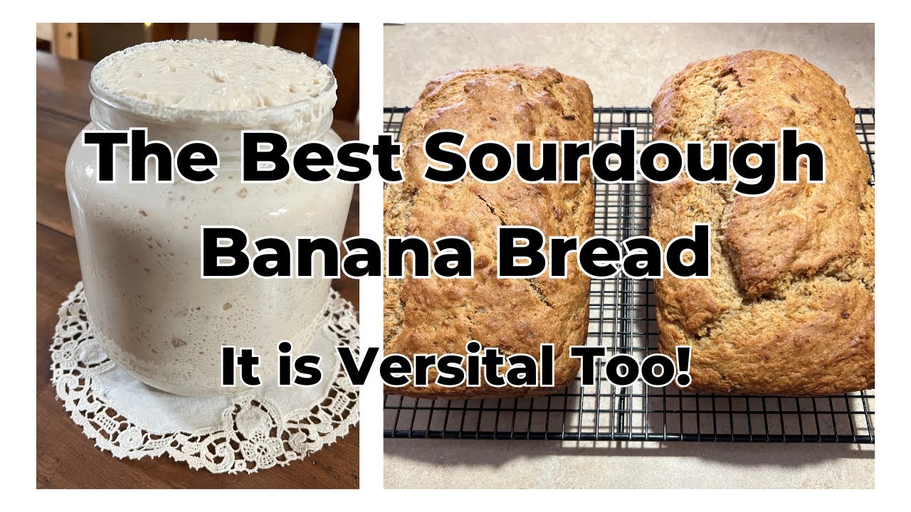 Sourdough Banana Bread...or Zucchini, or Apple, It Is So Versatile!