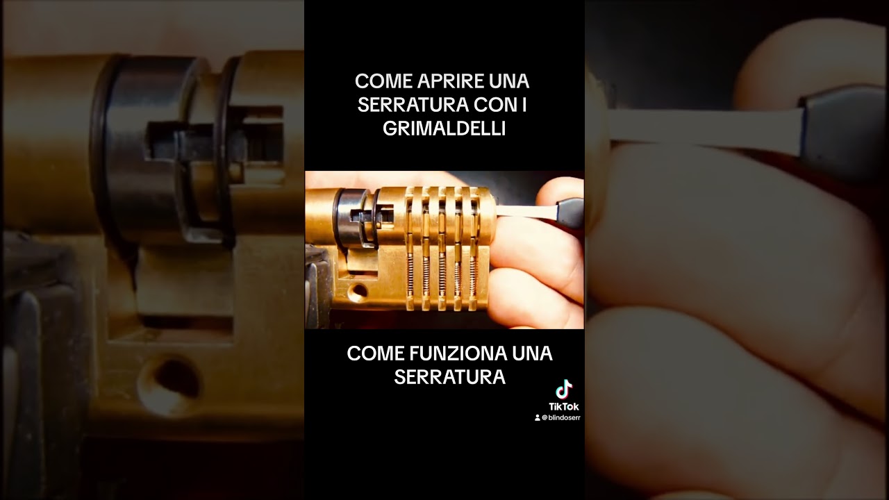 COME APRIRE UNA SERRATURA SENZA LE CHIAVI? #neipertee#security#lovemyjob  