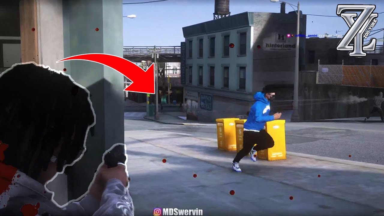 MDSwervin In Zoo York | Lefty Loc Gets In A Shootout In Spixe Gang's Turf