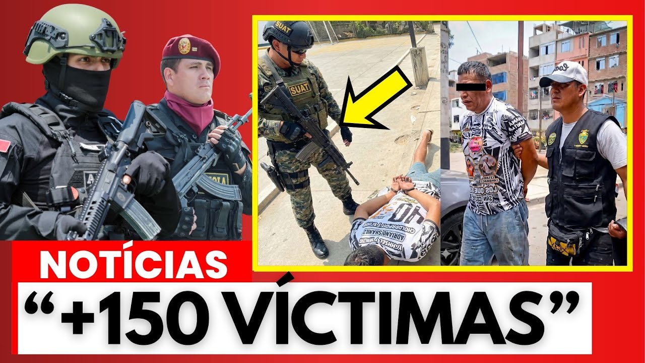 🛑 CAEN EN EL AGUSTINO: PNP captura a 
