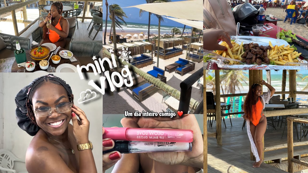 Vlog/ um dia inteiro comigo 🏝️🌊☀️ #minnynovamente 