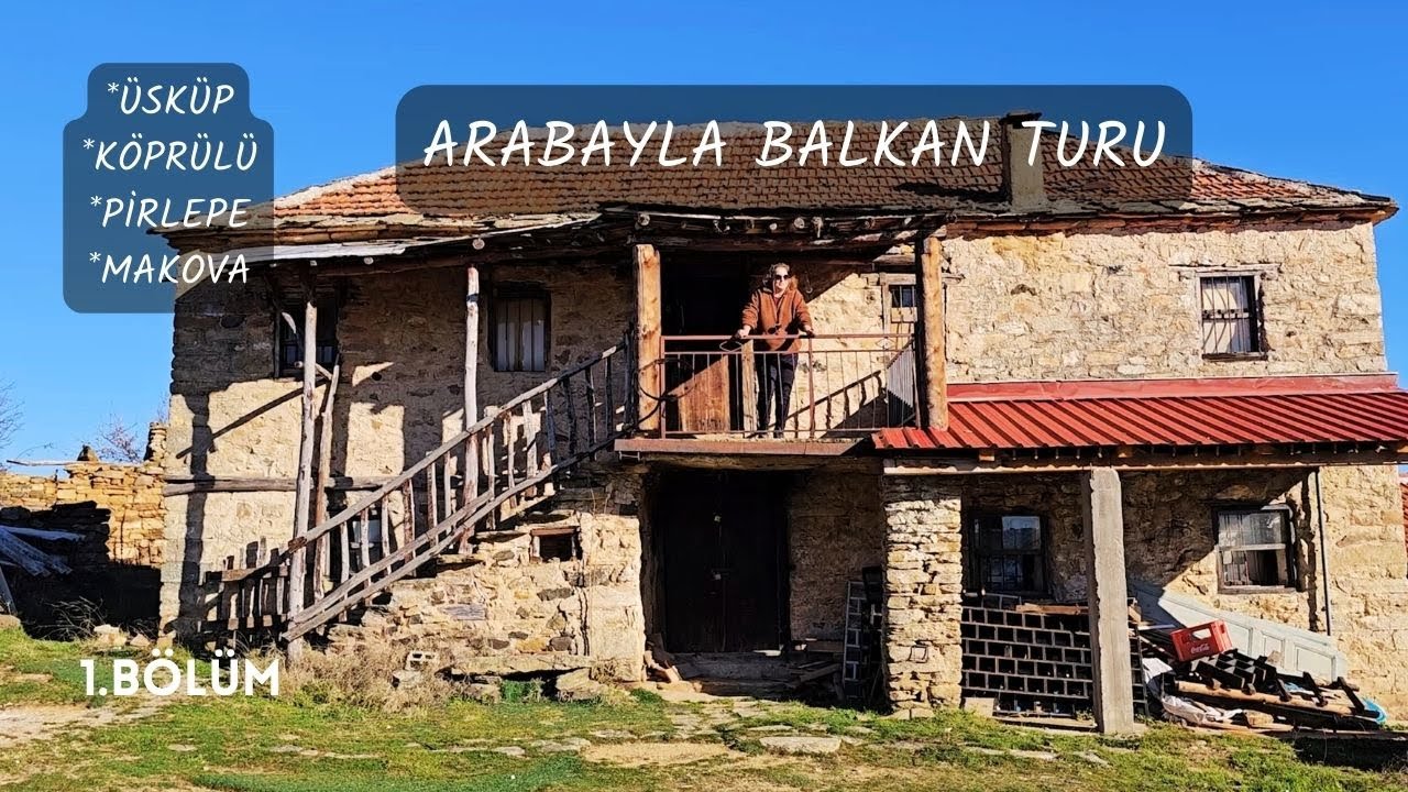VİZESİZ KUZEY MAKEDONYA - ÜSKÜPTE ÇOK KOLAY ARAÇ VE EV KİRALADIK - KUZEY MAKEDONYA GEZİLECEK YERLER
