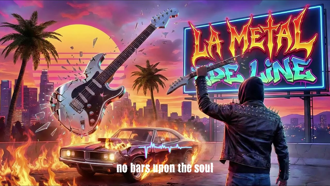 LA Metal | NEON TEARS & CHROME RIFFS | The Ultimate 80s LA Metal x Modern Fusion Playlist