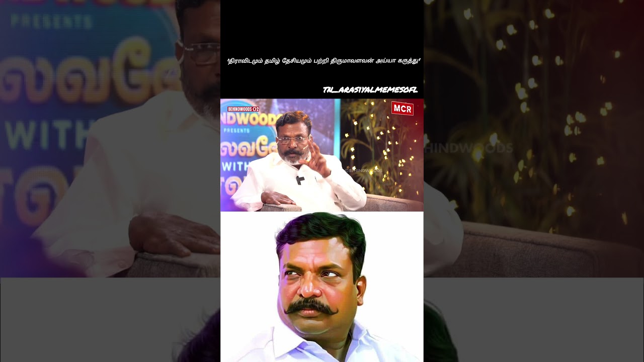 Thirumalavan sir about Dravidam And Tamil Desiyam #dravidam #tamildesiyam #thirumavalavan