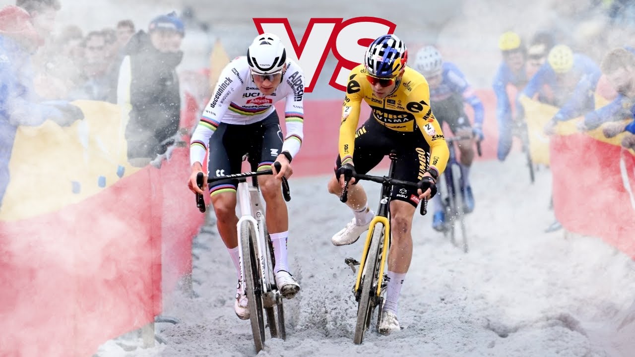 EPIC CYCLING BATTLES | Mathieu van der Poel vs Wout Van Aert | 2024 CX