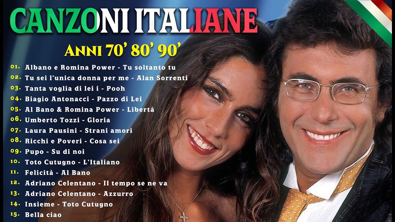 LE CANZONI ITALIANE PIÙ FAMOSE DI TUTTI I TEMPI✨Musica Italiana anni 70 80 90 Playlist🎵