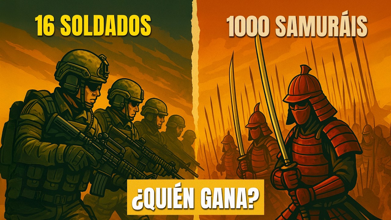 16 Soldados vs 1000 Samuráis: ¿Quién Gana?