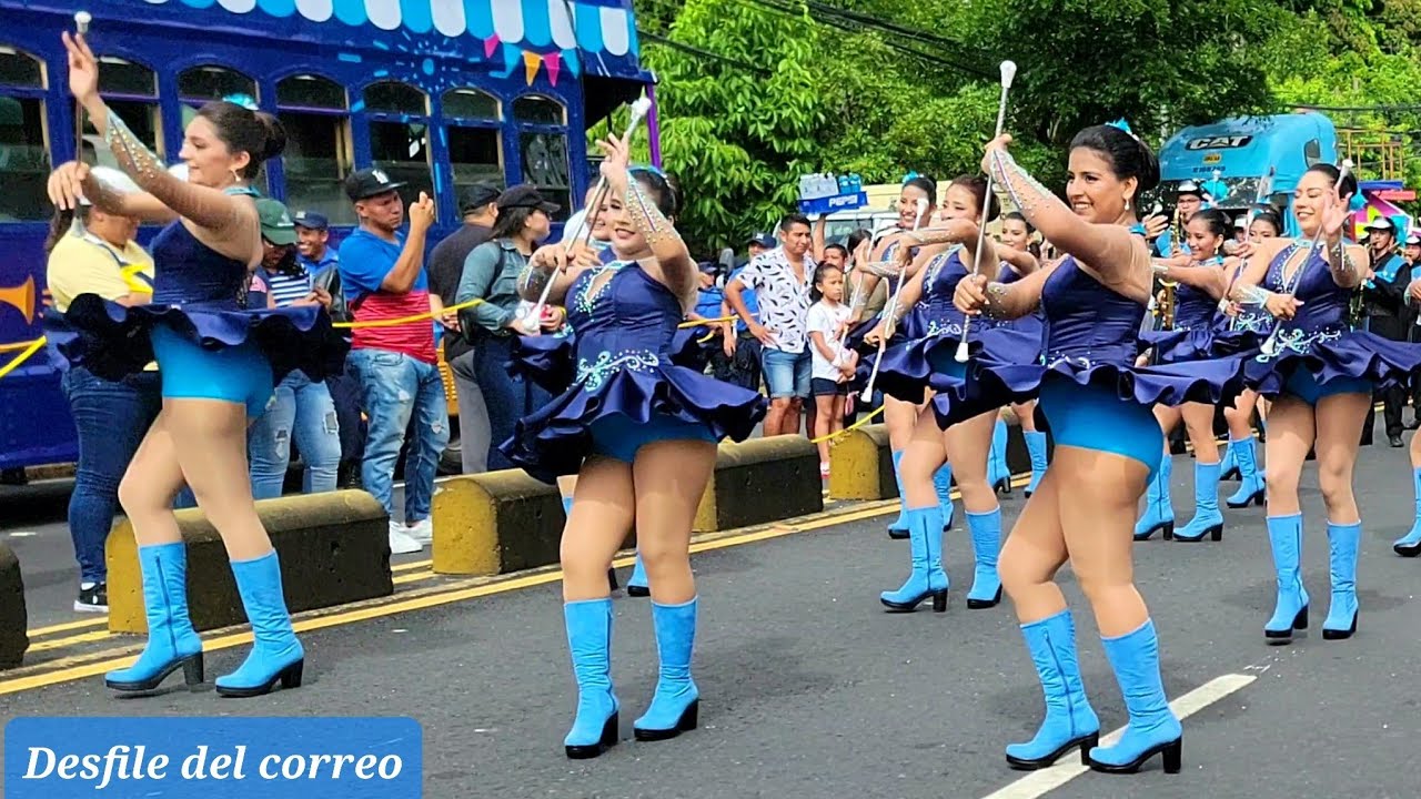 Banda Bicentenario en Desfile del Correo de SAN SALVADOR 2023.