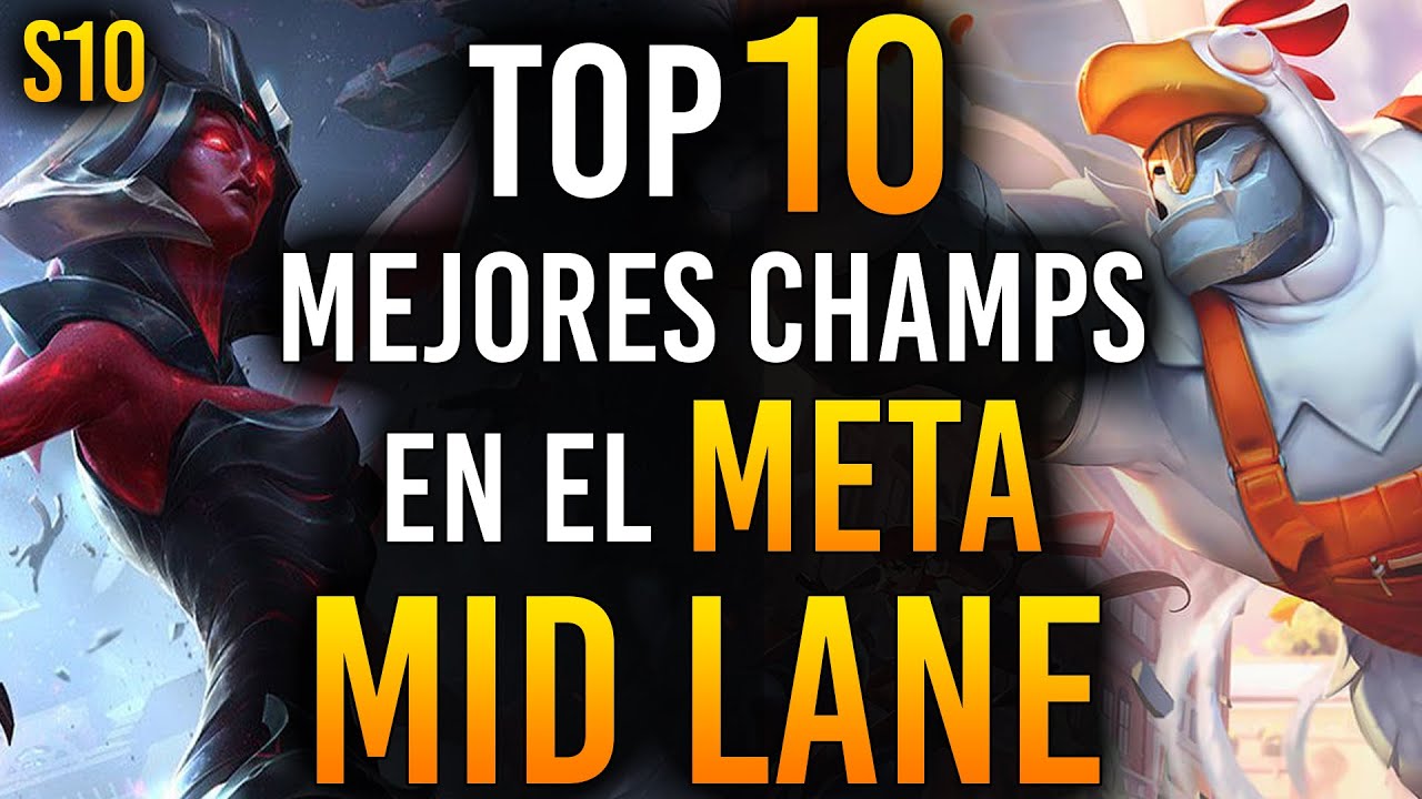 TOP 10 MEJORES MID LANERS en el META | Guía LOL S10