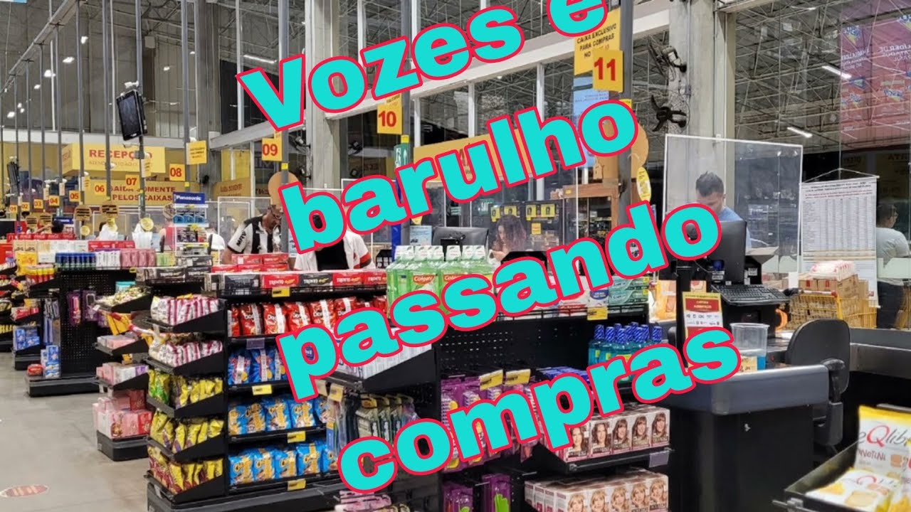 Som de supermercado &aacute;rea do caixa