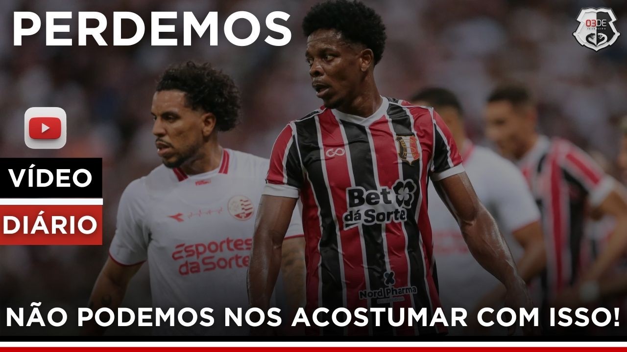 📢PERDEMOS DE NOVO... NÃO PODEMOS NOS ACOSTUMAR COM A MEDIOCRIDADE!